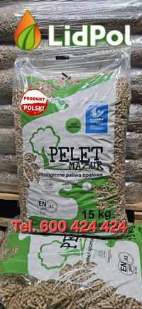 Pellet drzewny certyfikowany KRAJOWY  sosnowy 100%