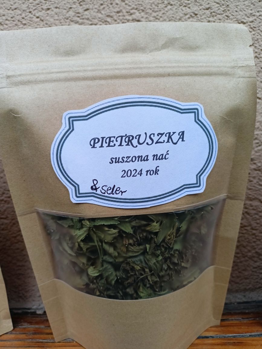 Pietruszka i seler nać, suszone, ekologiczne