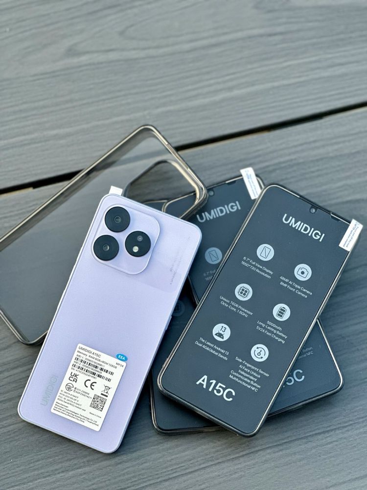 Смартфон UMIDIGI A15 8/256GB; А15С 8/128