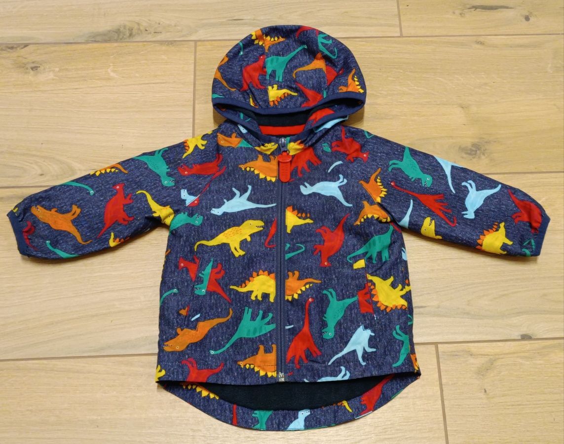 Mothercare 74 kurtka wiosenna dla chłopca chłopięca 6-9 m kaptur dino