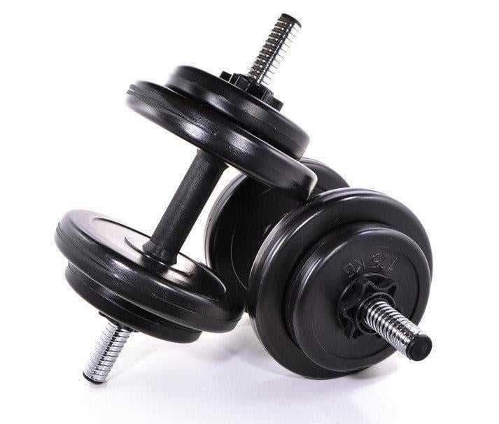 Гантелі розкладні зі змінними дисками Neo Sport по 8.5 кг 2 шт