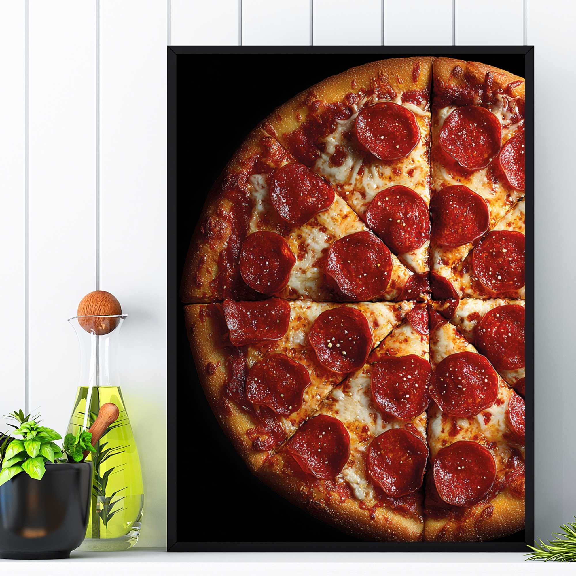 plakat pizza, plakat reklamowy pizza, obraz pizza, pizza
