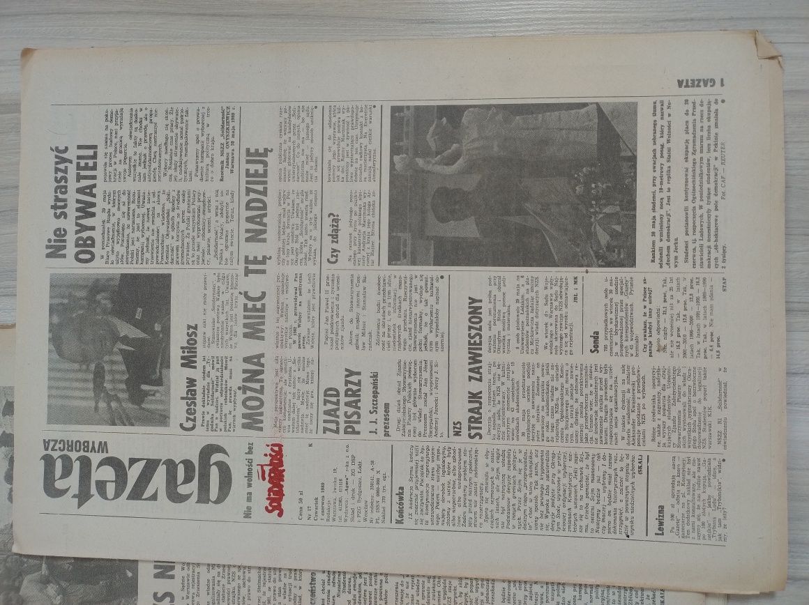 Gazeta Wyborcza -  1989  zestaw  21 sztuk