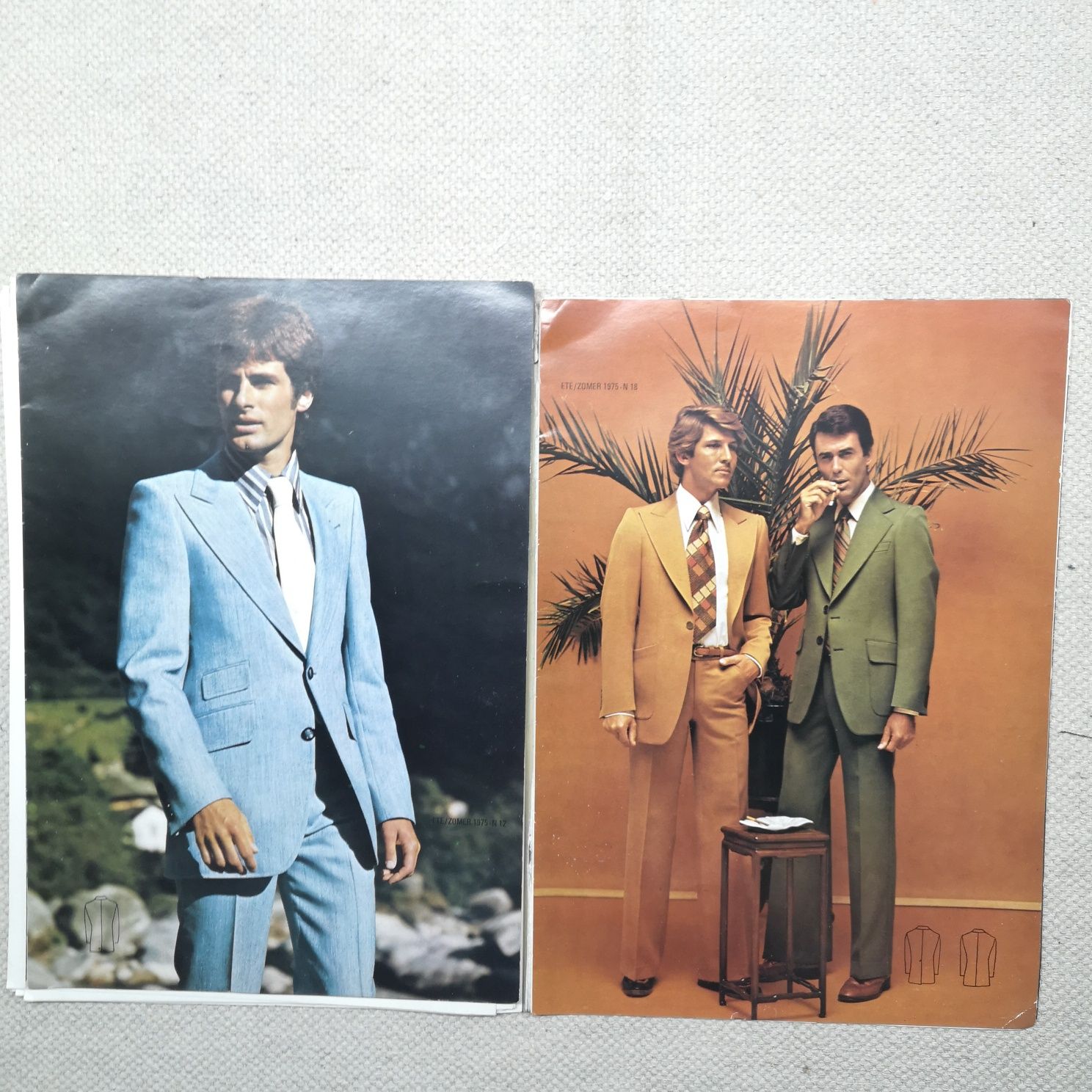 Revista Men's fashion 1975 c/ posters
