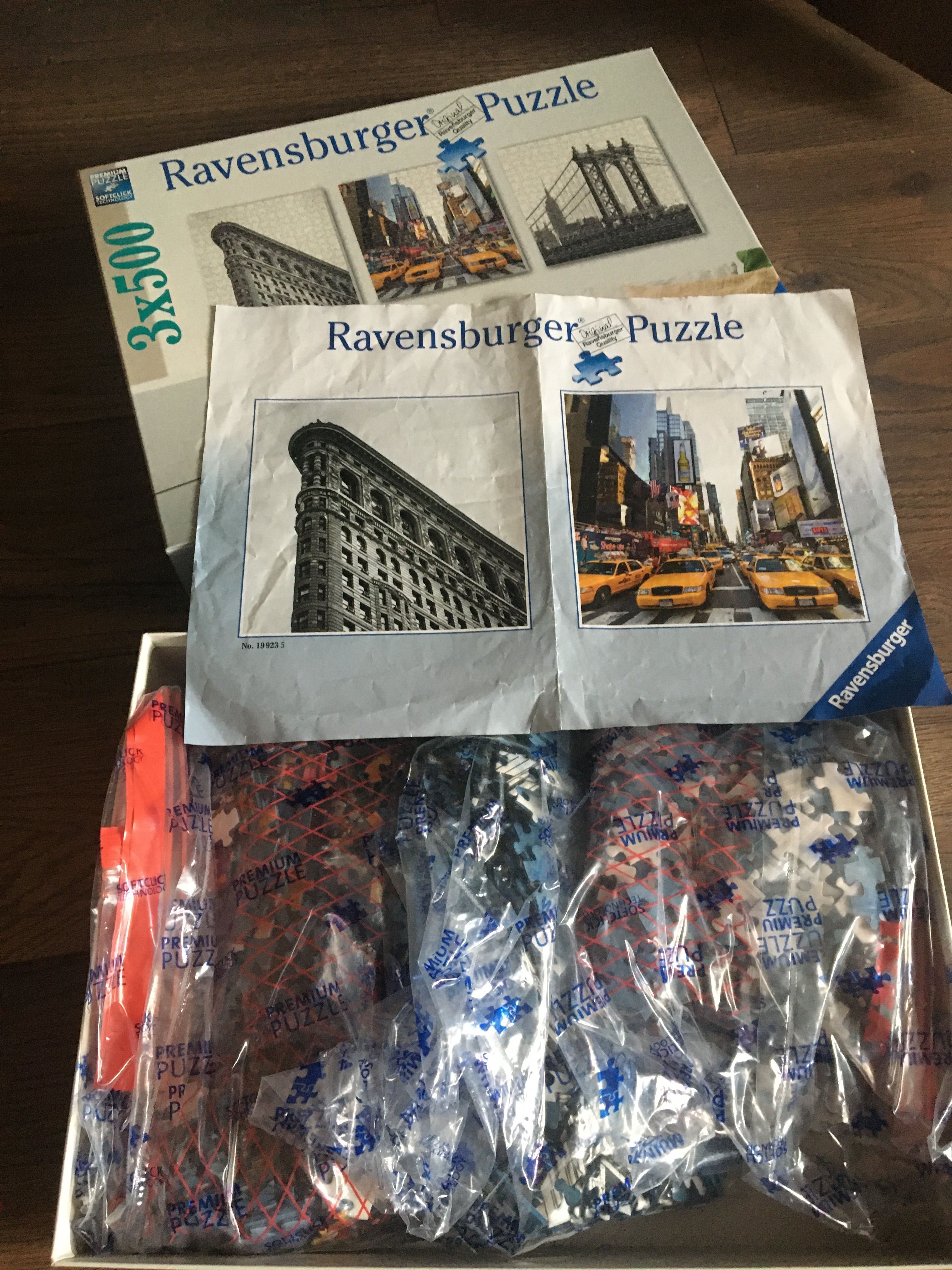 Puzzle Ravensburger 1500 (3x500)