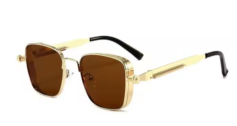 Nowe okulary gogle z retro Emo Gothic Steampunk Postapocaliptic
