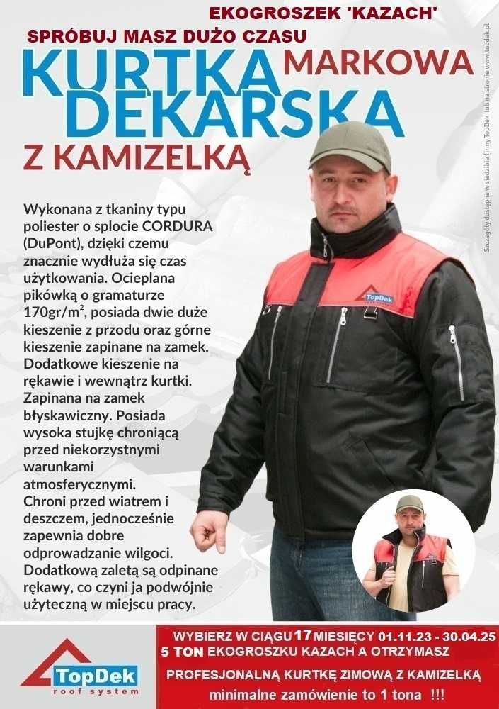 Węgiel "KAZACH" EKOGROSZEK workowany dostawa GRATIS cała Polska