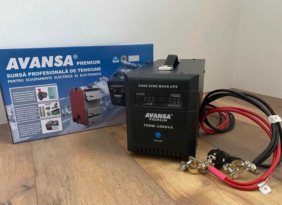 Джерело безперебійного живлення AVANSA 300/500/700/1000W 12V ГАРАНТІЯ!