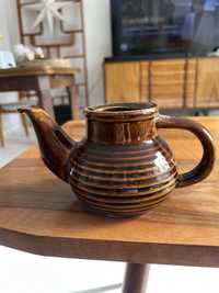 Piękny czajniczek ceramika porcelit vintage PRL
