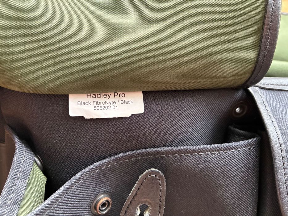 Torba Billingham Hadley Pro czarny FibreNyte/czarne obszycie + SP40