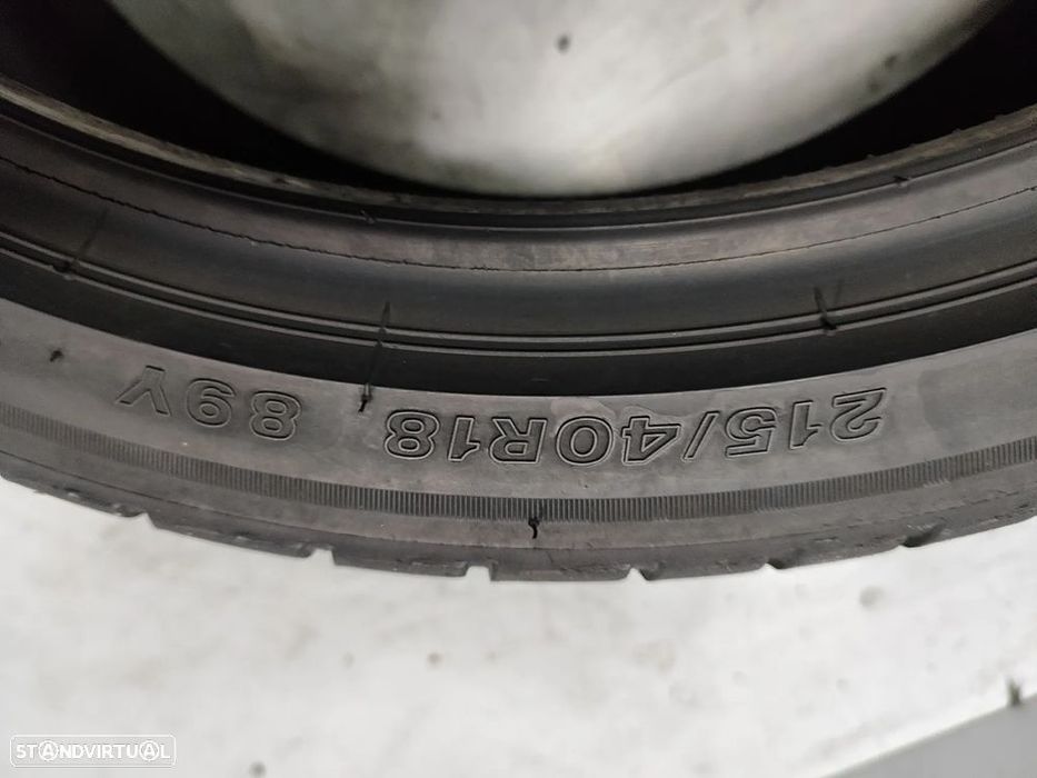2 pneus semi novos 215-40r18 bridgestone - oferta dos portes