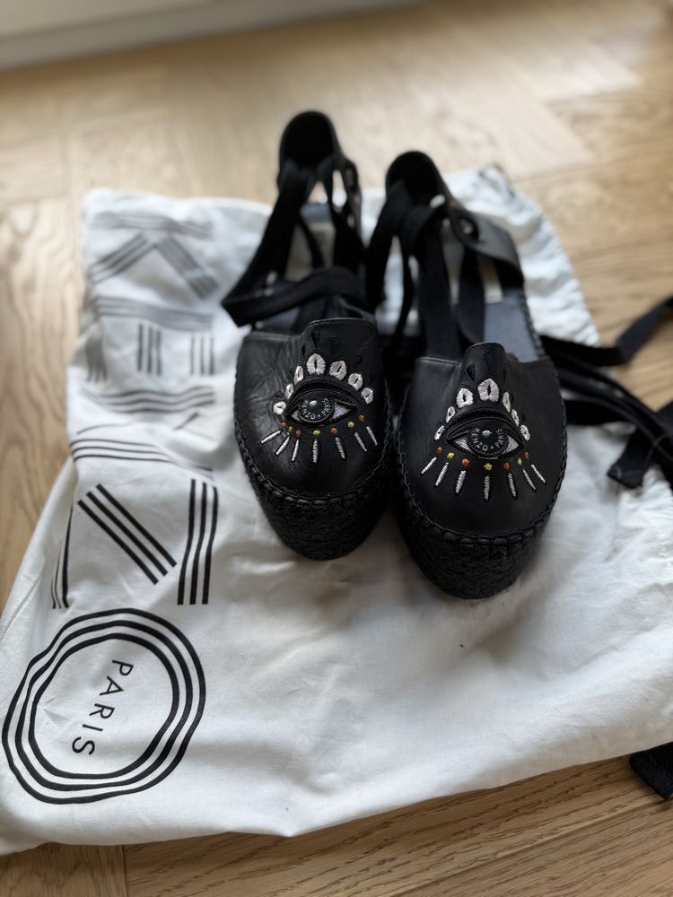Espadryle KENZO koturna