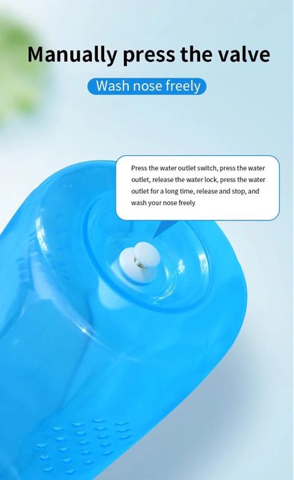 Garrafa limpeza nasal
