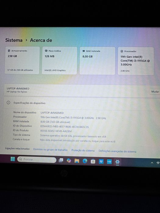 Computador portátil HP
