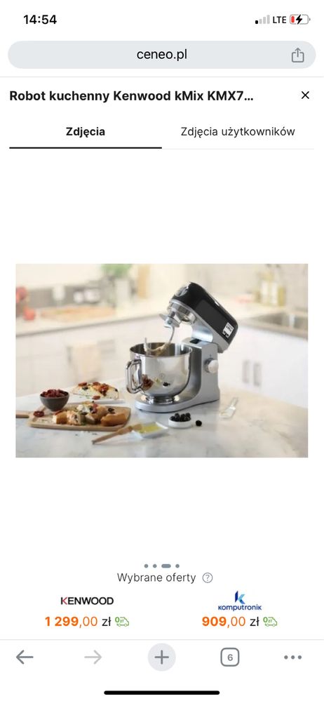 Robot planetarny kenwood KMiX