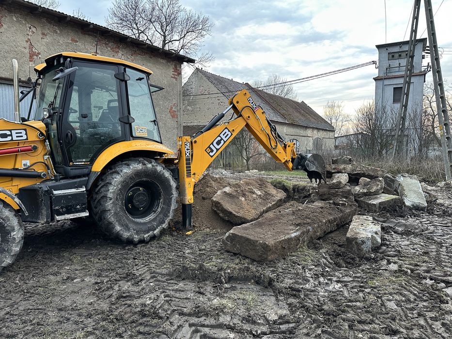 Usługi koparko-ładowarka