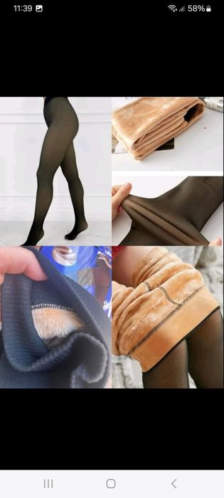 Продам утеплені калготи на меху нові ефект капронів роз 42 s