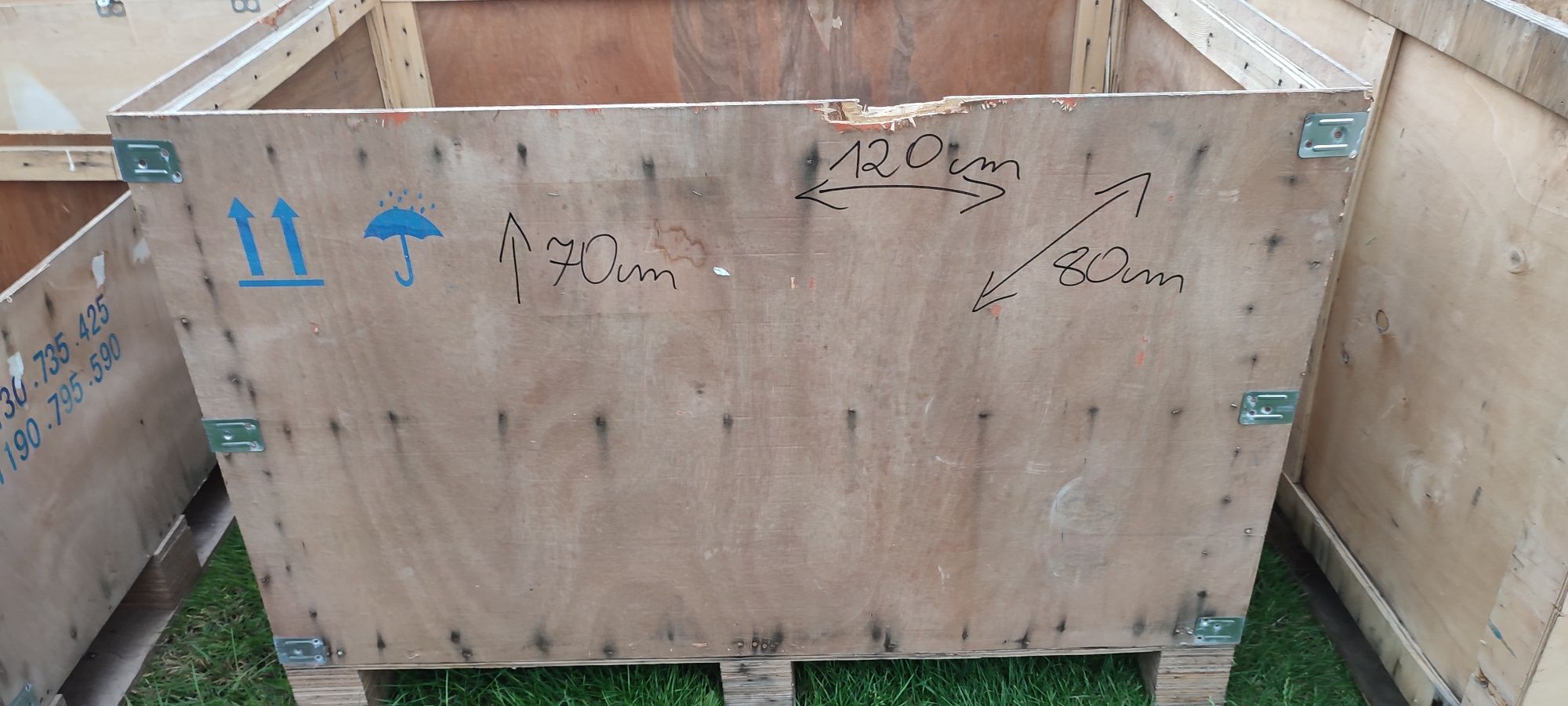 Skrzynie kompostownik warzywnik palety plastikowe
