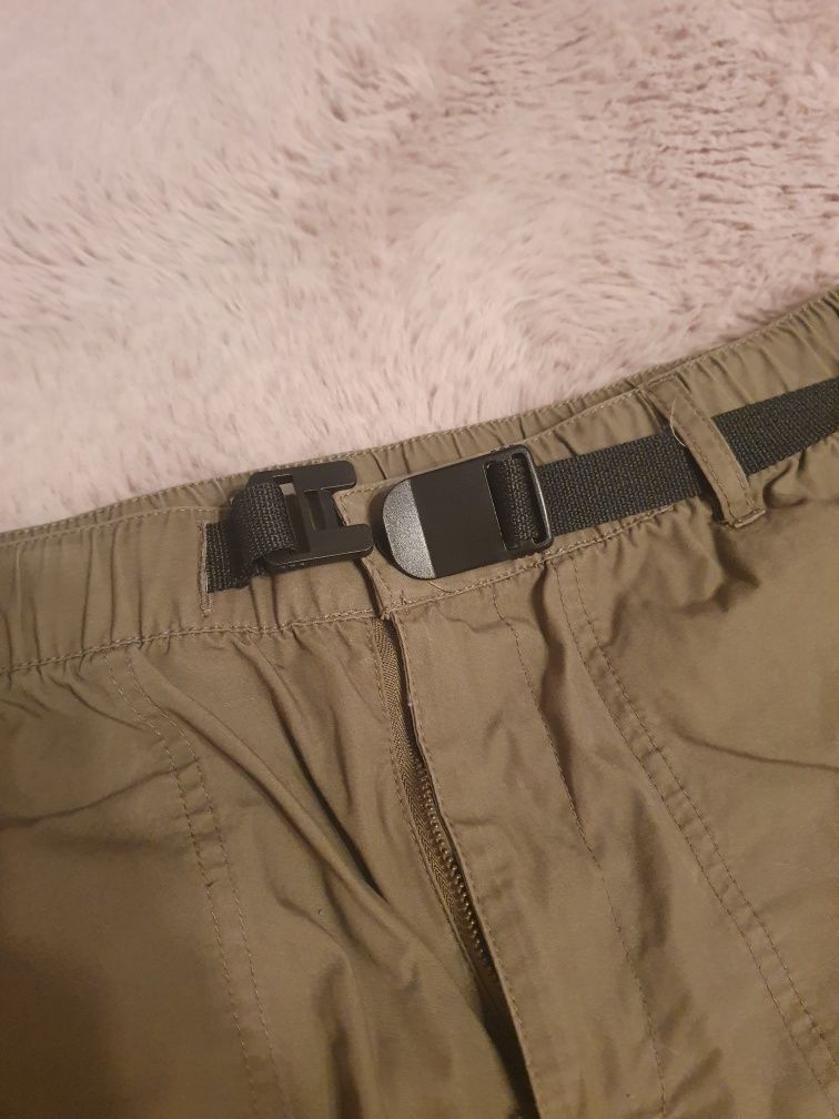 Zielone/Khaki Spodnie Cargo H&M (M)