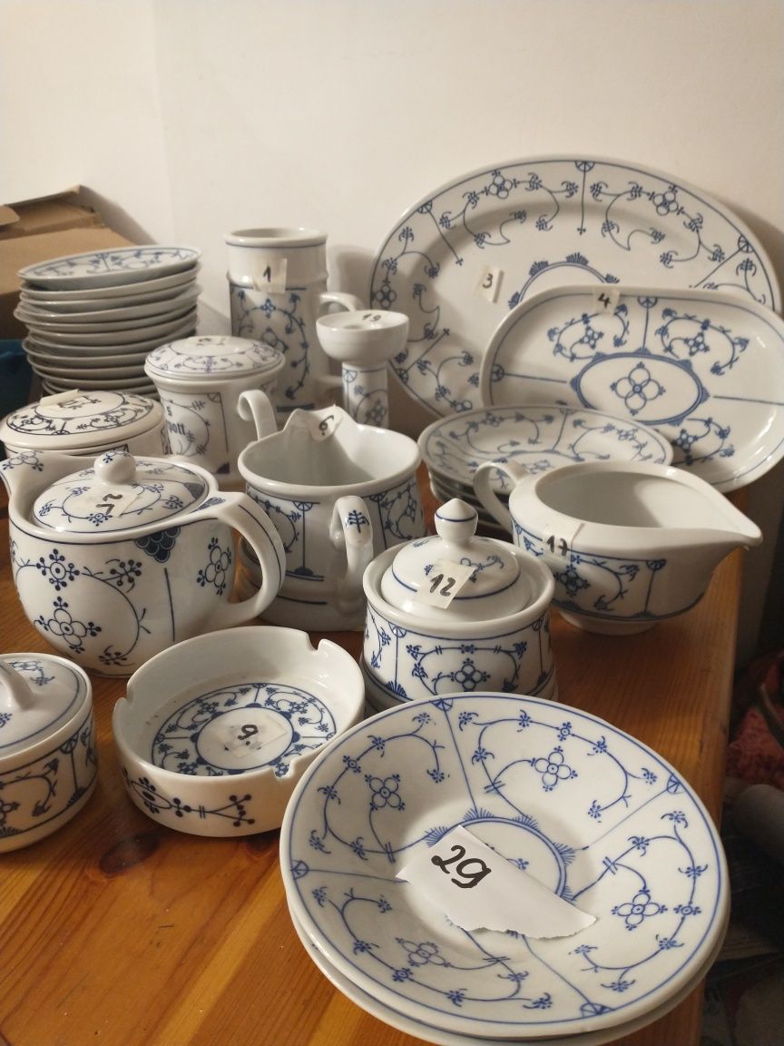Kolekcja porcelana wzór słomkowy cena za zestaw w/g spisu