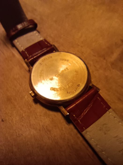 Hamilton męski, nowy pasek, pozłacany 10K G.filled