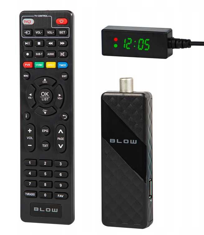 Dekoder do tv naziemnej tuner DVB-T2 HEVC H.265 FULL HD Hdmi USB
