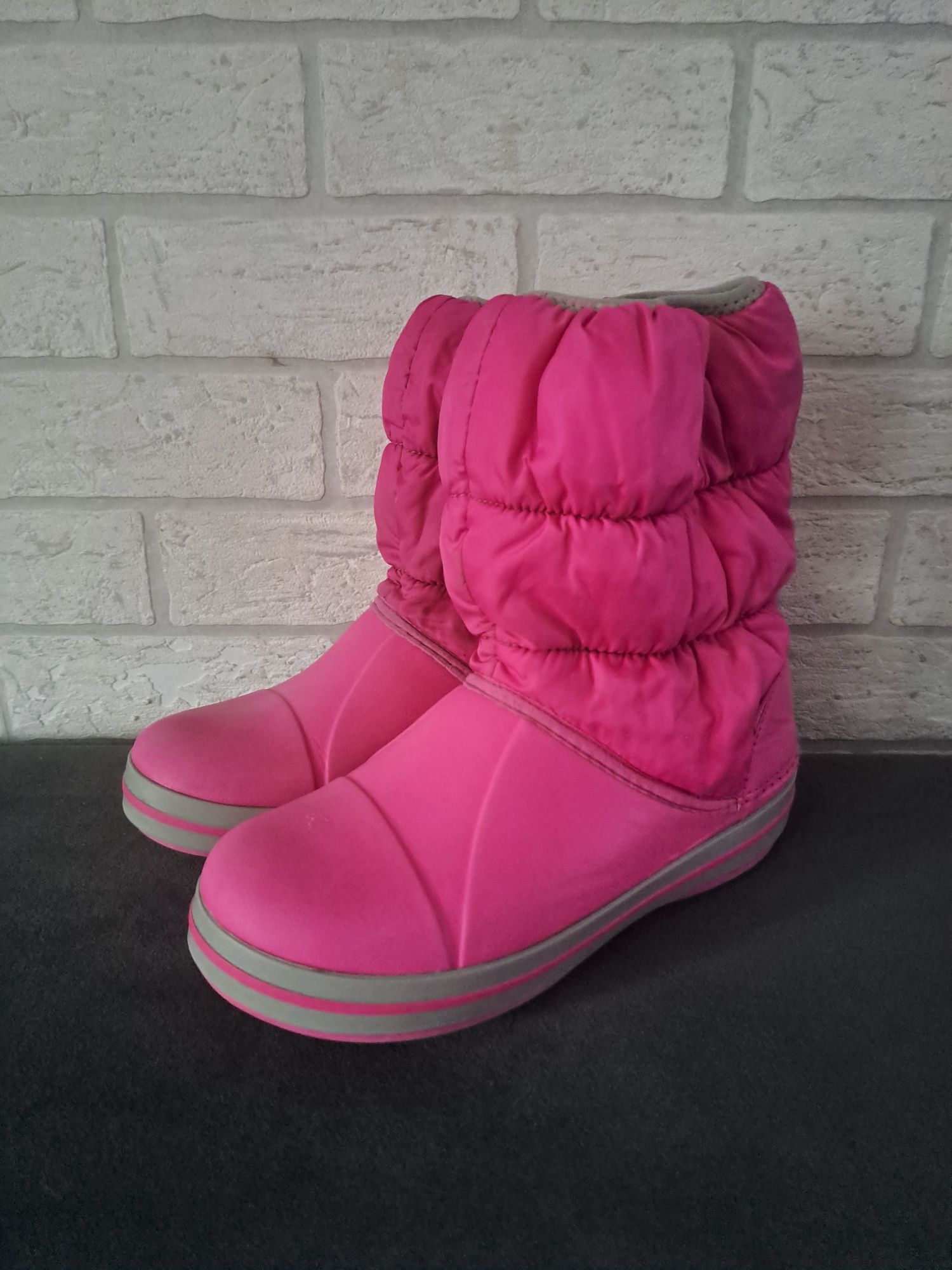 Śniegowce kozaki kozaczki crocs J3 34-35