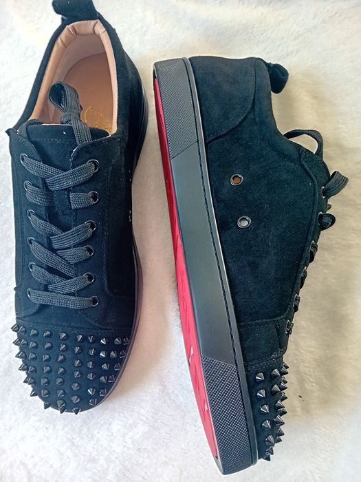 #Christian Louboutin buty czarne kolce 47