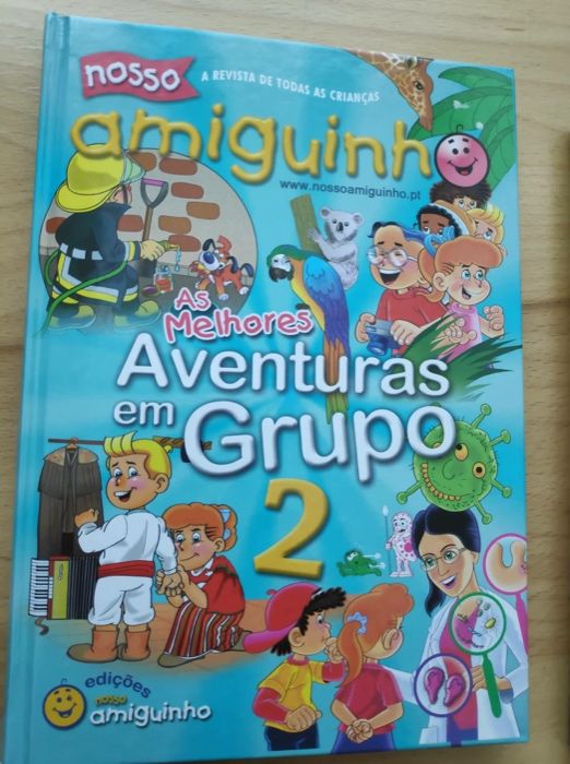 Livro As melhores Aventuras em Grupo 1 e 2 O Nosso Amiguinho