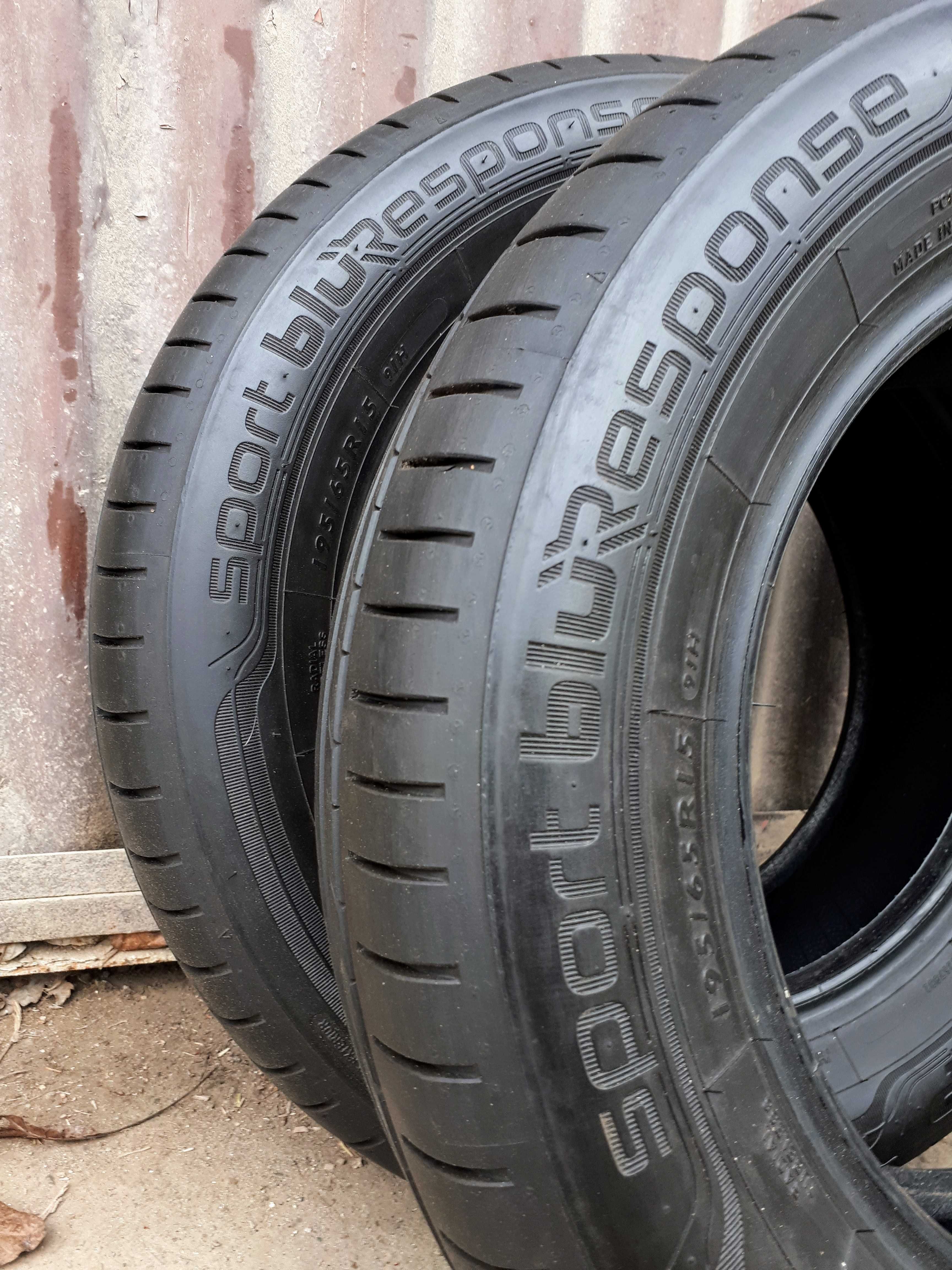 Opony letnie Dunlop Blurespronse  195/65/R15" -2szt.