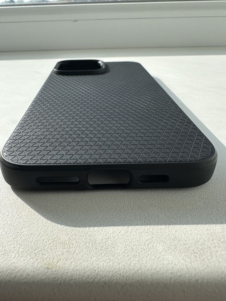 Чохол Чехол для iPhone 14 Pro Max Spigen Liquid Air (Matte Black)