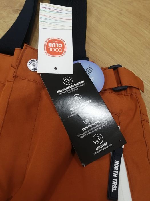 Spodnie zimowe, narciarskie, snowboardowe,104, cool club, smyk