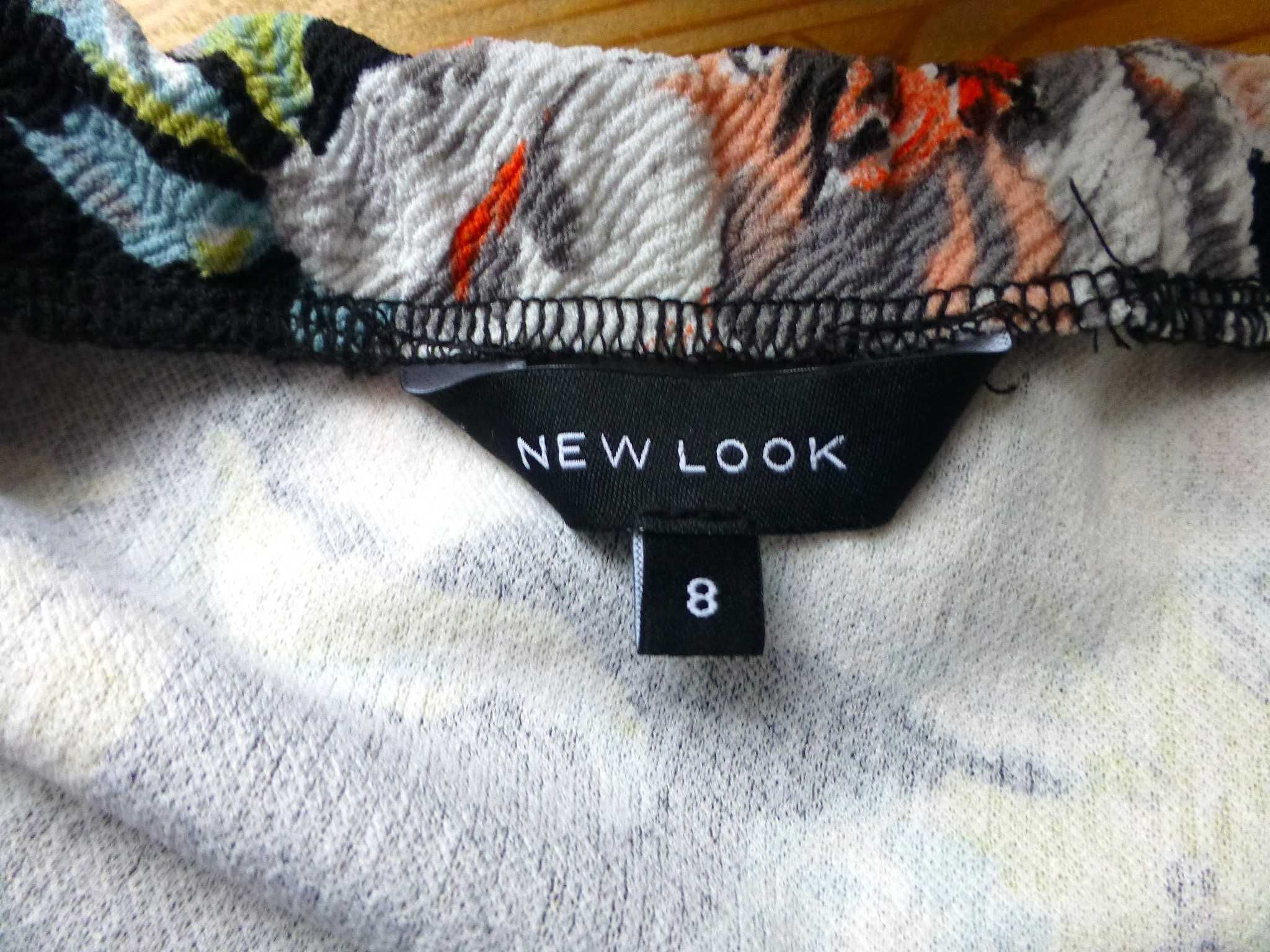 New Look spódnica midi na gumce w kwiatowy print S