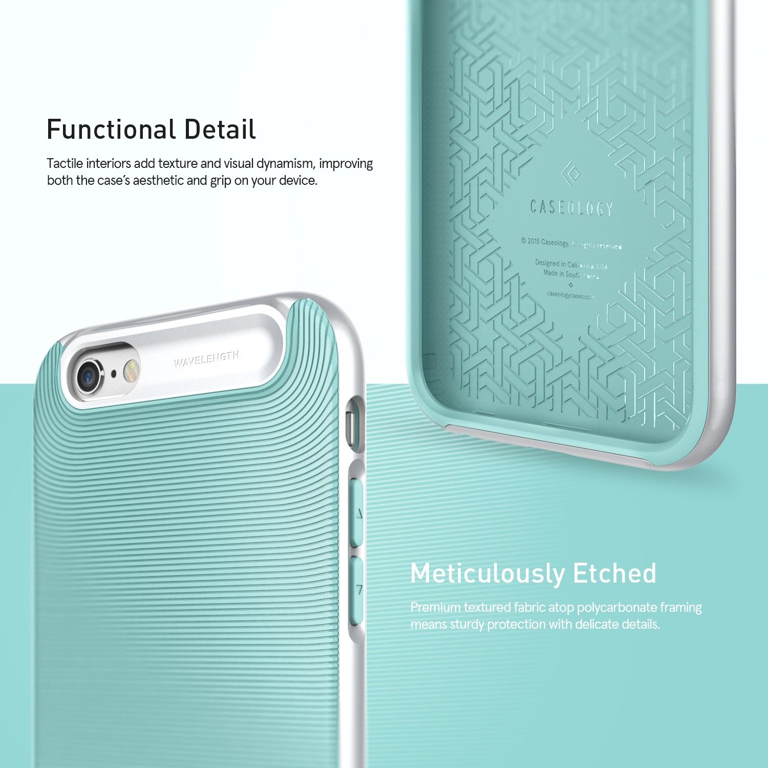 Etui Caseology do iPhone 6 Plus 6s Plus Wavelenght Turquoise Mint
