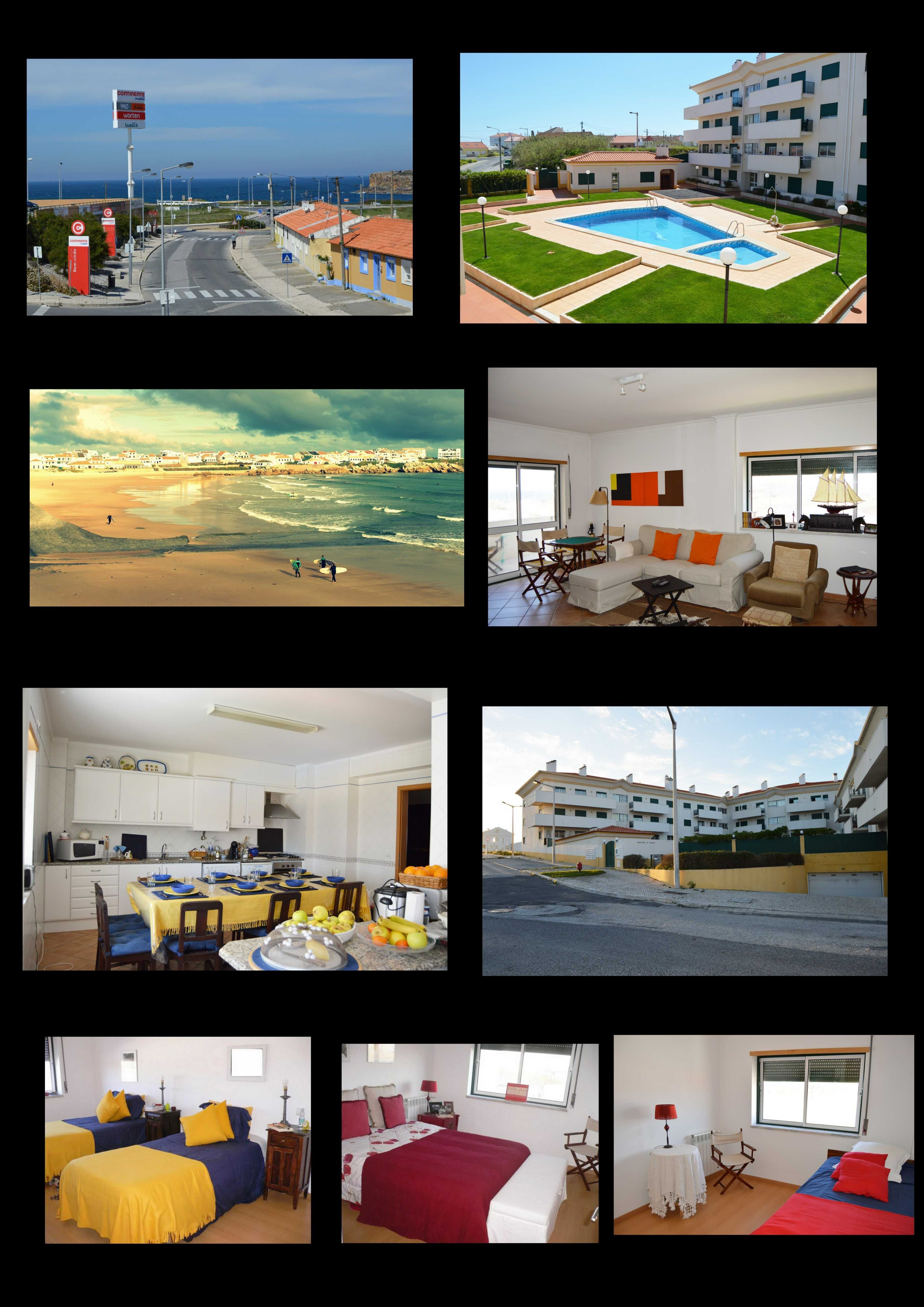 Apartamento T3 com Piscina em Peniche – Vista Mar e Perto da Praia