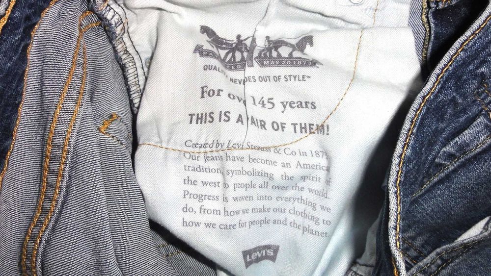 LEVIS 511 - W33 L32  - Oryginalne klasyczne spodnie Jeans