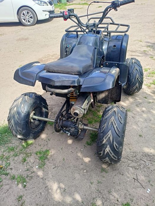 Quad dziecięcy 125 cm 9 km doinwestowany nowe opony elektryka