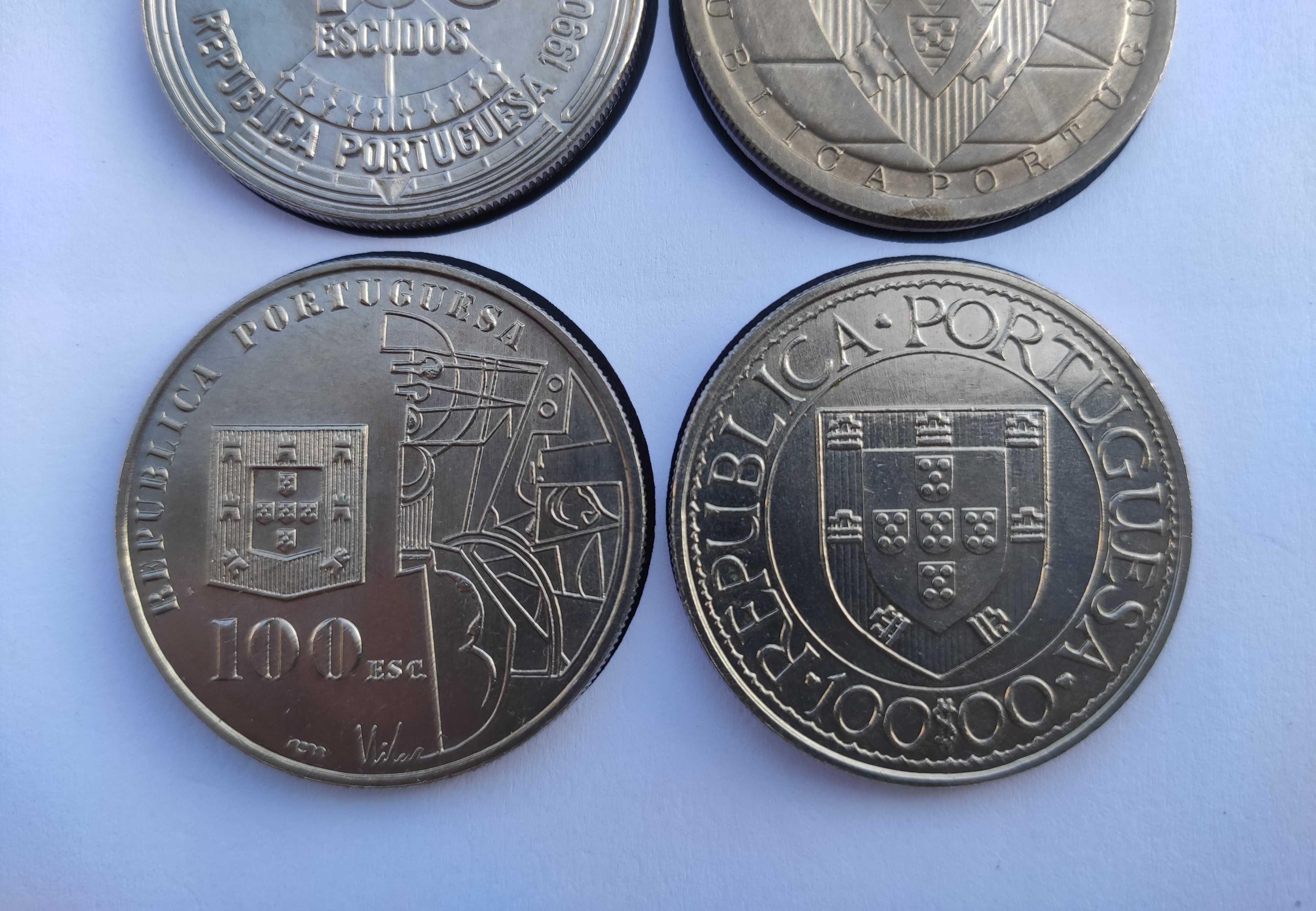 4 moedas de 100 Escudos – Várias (nº9)