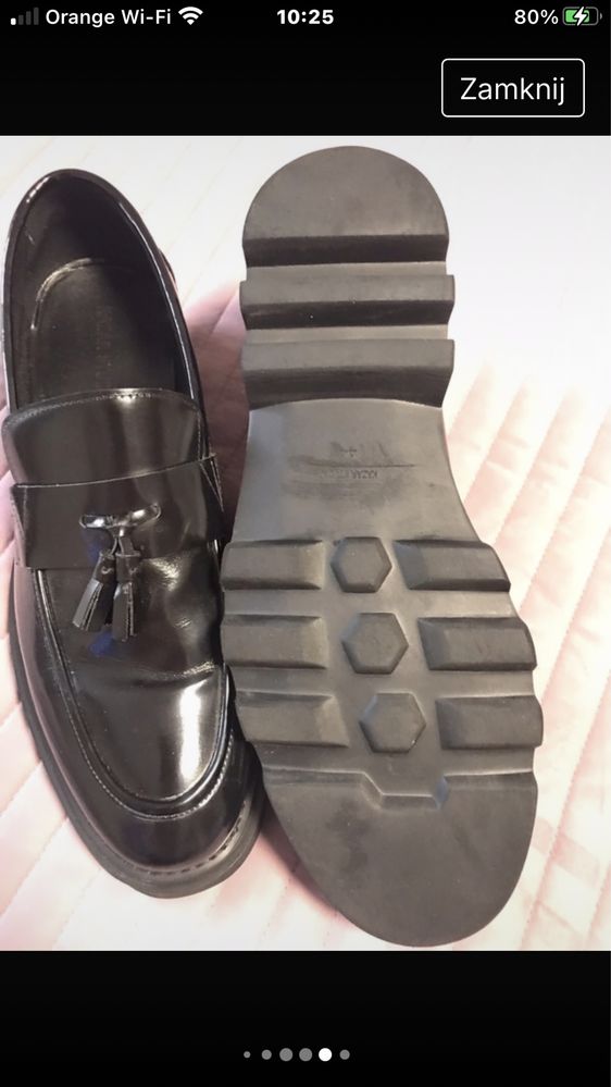 Skorzane meskie buty