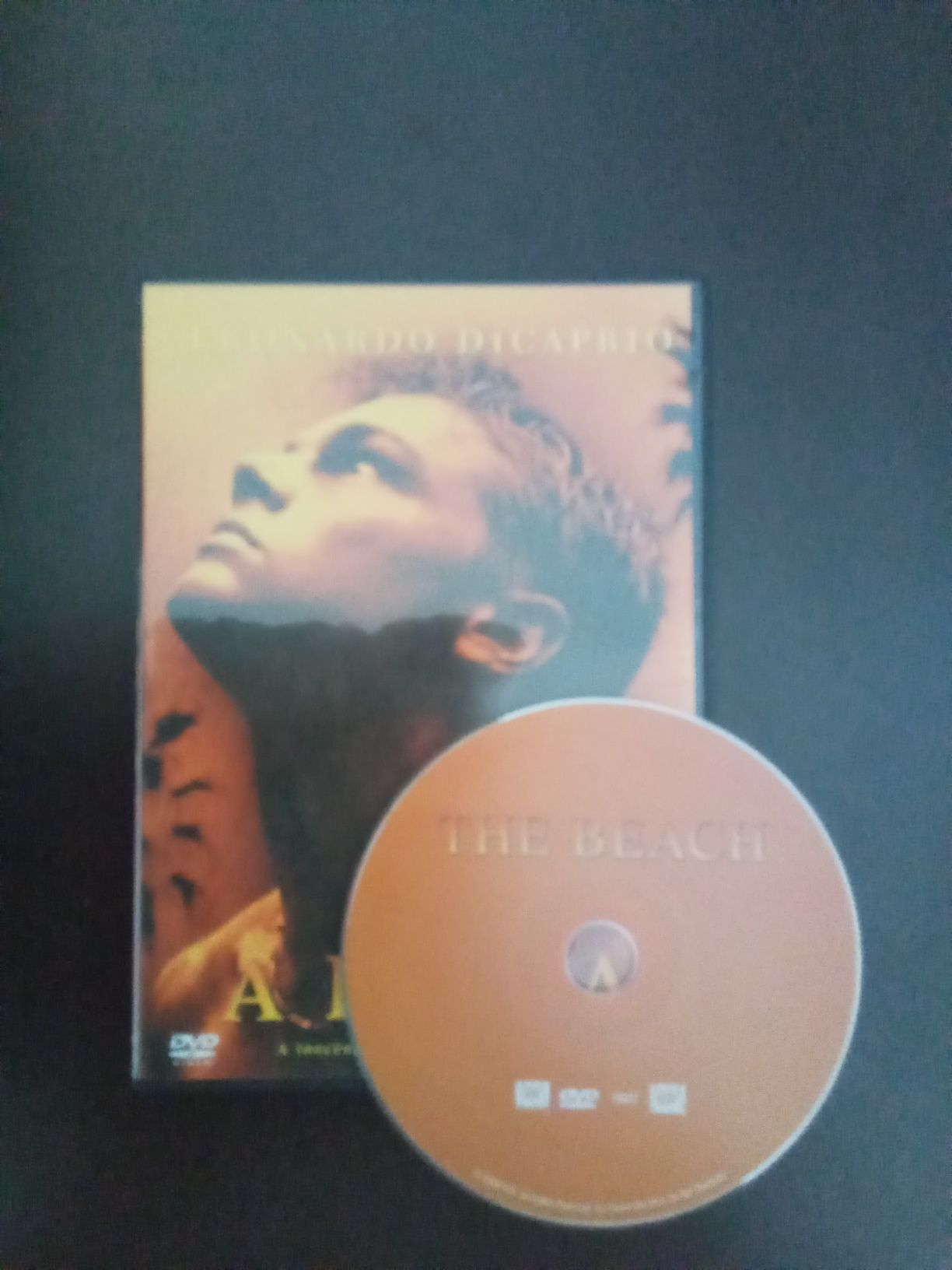 DVD com o filme A Praia