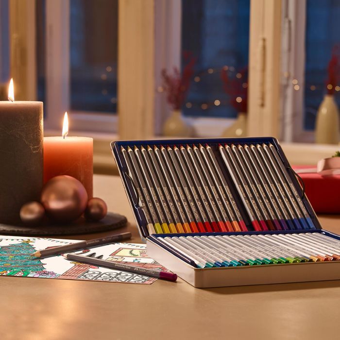 zestaw kredek akwarelowe faber-castell 48 szt. do rysowania kolorowe