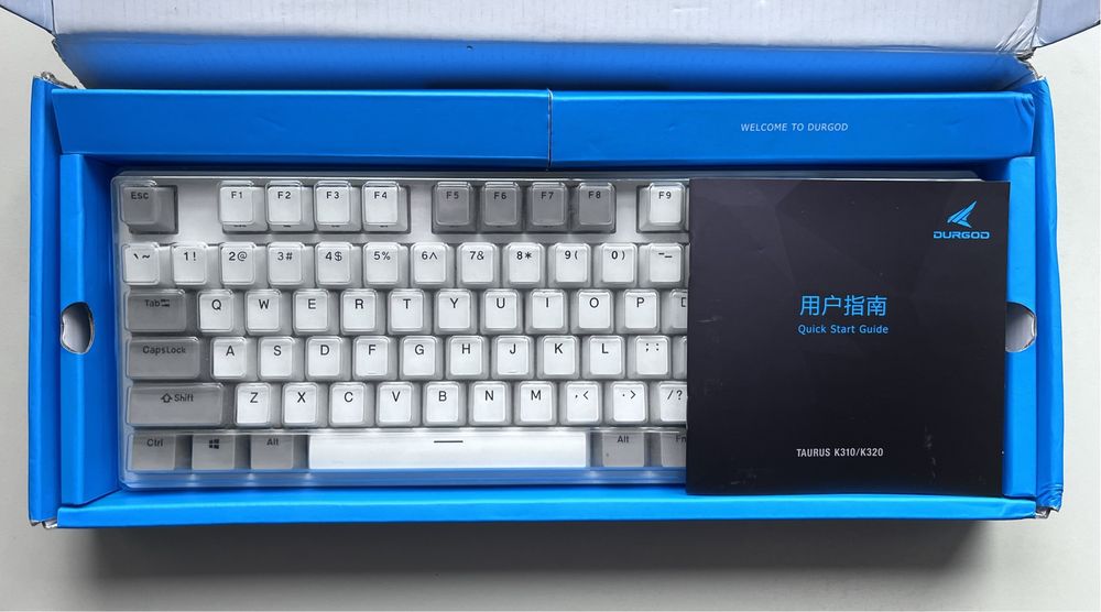 Механічна клавіатура Durgod Taurus K320 TKL 87 (Cherry mx blue)