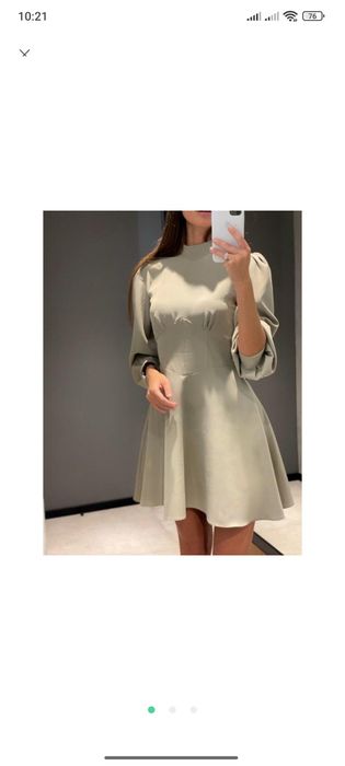 Чудова сукня, розмір s. Колвр олива