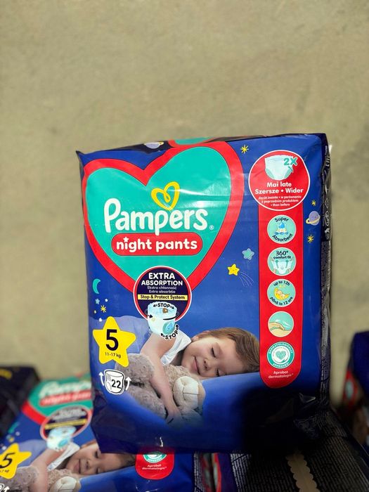 Нічні трусики Pampers night pants розмір 4, 5, 6