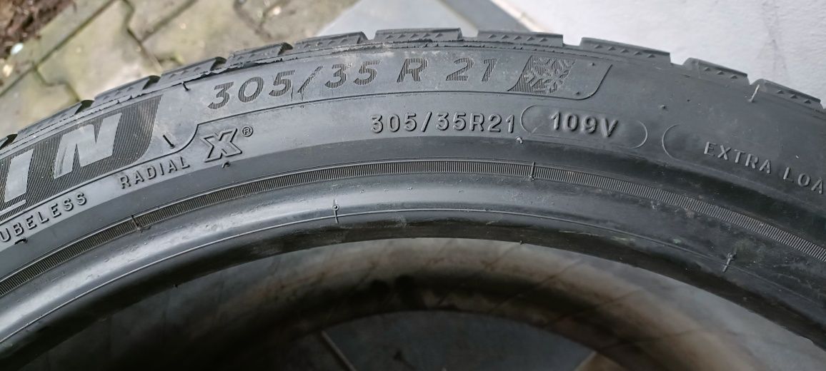 2x opony (nr.1015) 305/35R21 Michelin PilotAlpin 5 SUV