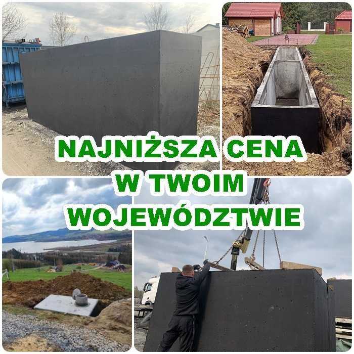 Szambo betonowe 12m3 zbiornik szczelny na gnój gnojowice ścieki 12000L