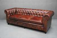 Sofa skórzana Chesterfield wypoczynek skóra naturalna BGM24.pl B 6268