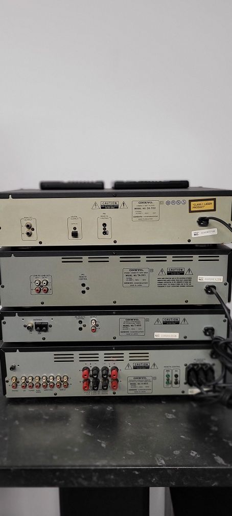 Duża wieża ONKYO A-803 T-403 TA-201 Oryginał Japan  PILOT !