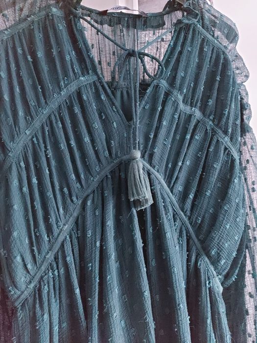 Sukienka Zara plumeti