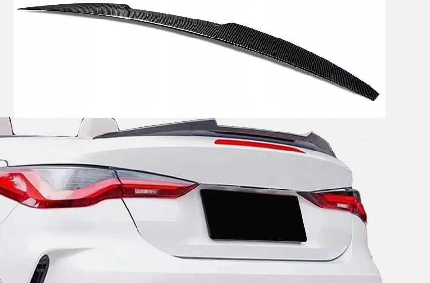 Lotka Spoiler Spojler BMW G23 G83 CZARNY POŁYSK / CARBON